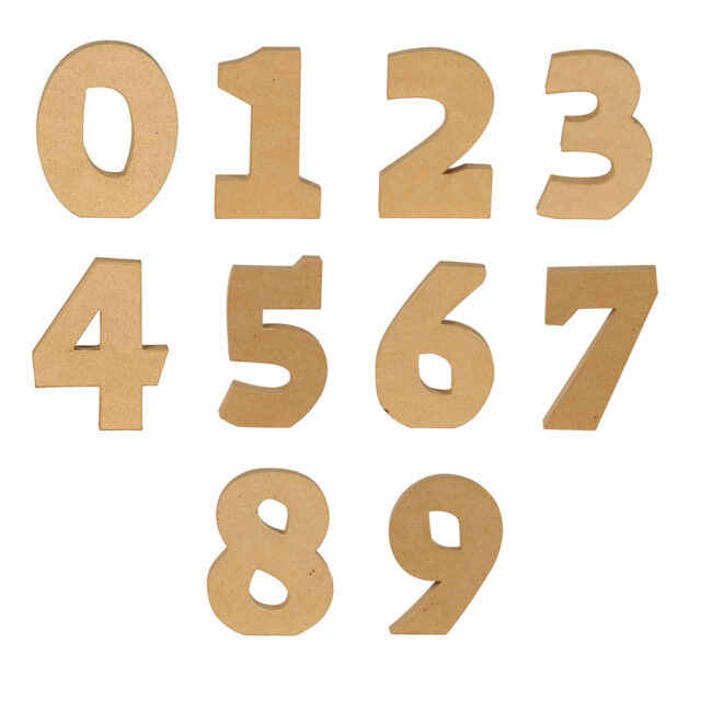 KRAFT NUMBER 0-9 20CM