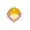 GRAFFY STICK PRINCESS MASK 22X39.5CM - Image 2