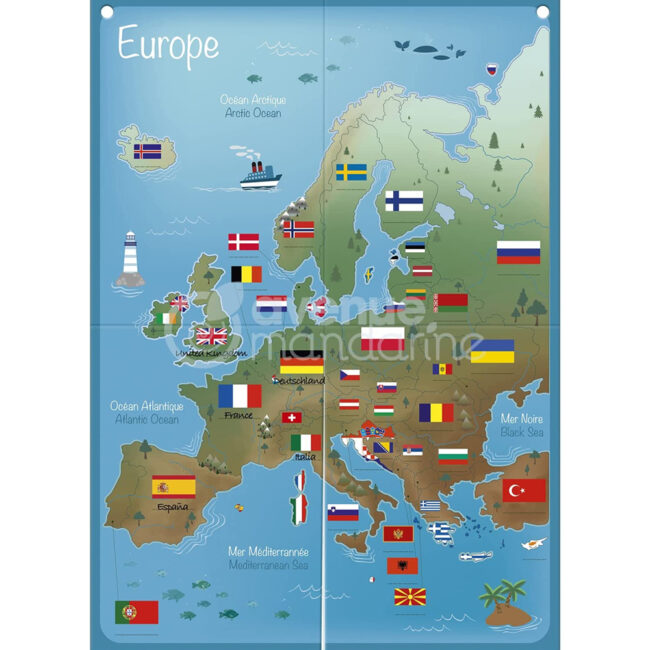 CREATIVE BOX WITH FLAGS STICKERS & BOOKLET 30X42CM - Image 3