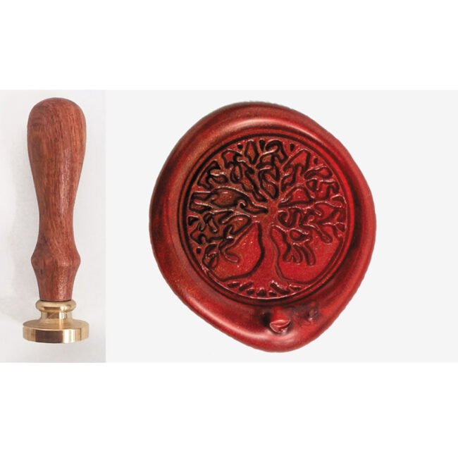 SEAL WAX STAMP TREE OF LIFE 2.5CM