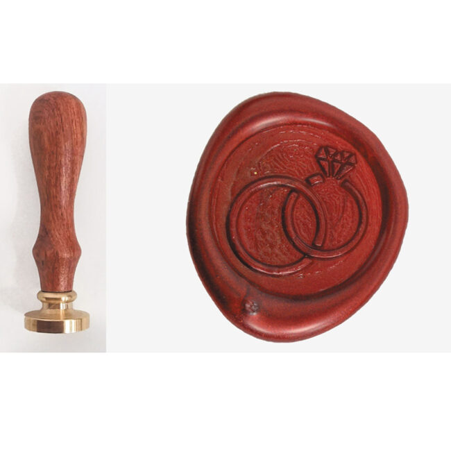SEAL WAX STAMP ENGAGEMENT RING 2.5CM