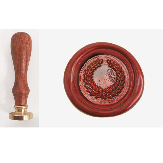 SEAL WAX STAMP OLIVE BRANCH 2.5CM