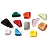 SOFT GLASS MOSAIC POLYGONAL MULTICOLORED 0.4X1-2CM 500G - Image 2