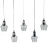 WALL LAMP ORION 5 BLACK 100X16X125CM