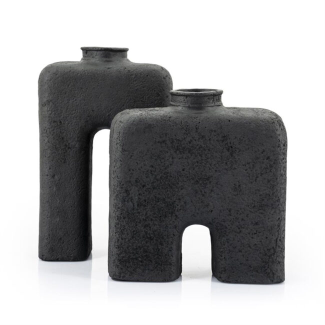 VASE ARC BLACK