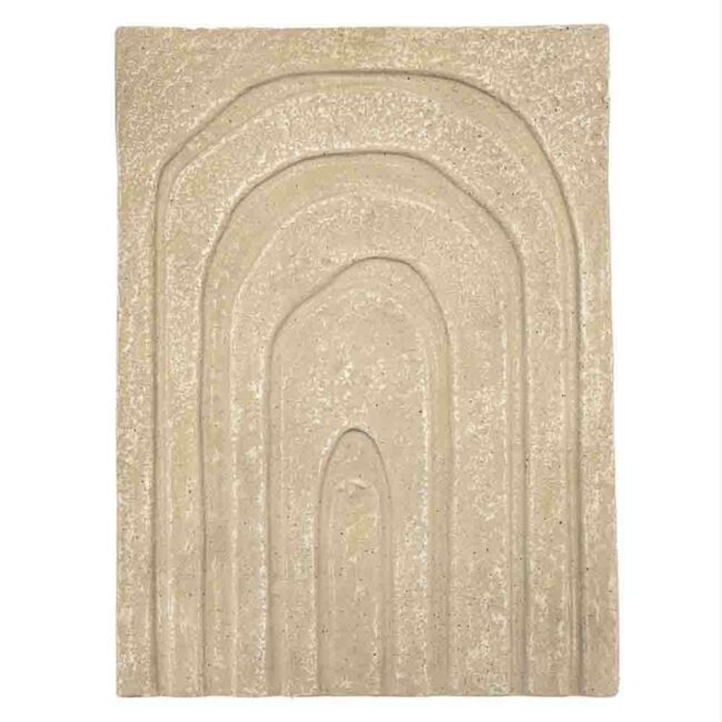 WALL DECOR ECHO NATURAL 60X3X80CM