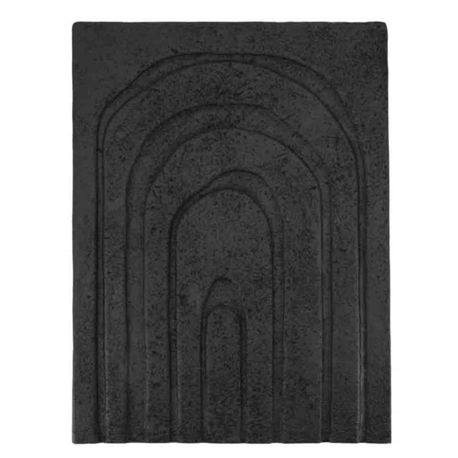 WALL DECOR ECHO BLACK 60X3X80CM