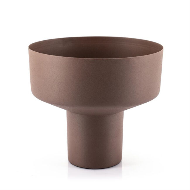 DECORATION BUCK LARGE BROWN 20.5X20.5X18.5CM