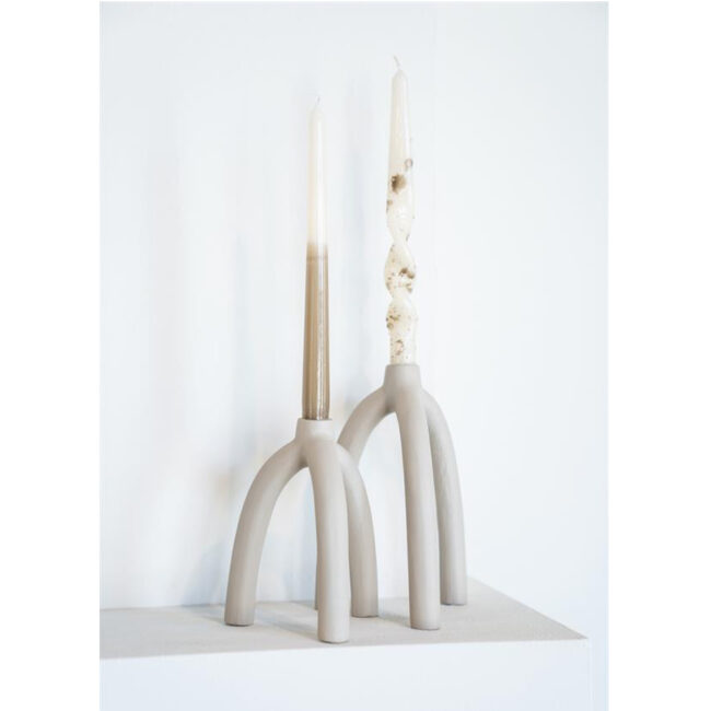 CANDLE HOLDER TWIG LARGE OFF-WHITE 13.5X13.5X20.5CM - Image 3