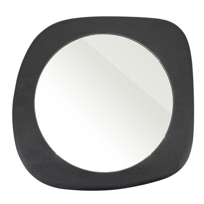 MIRROR MOKU LARGE BLACK 85X79X1.75CM