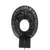 WALL LAMP OVO BLACK 28X17X45CM