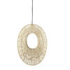 PENDANT LAMP OVO 1 NATURAL 19X36X50CM
