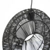 PENDANT LAMP OVO 2 BLACK 15X29X40CM - Image 4