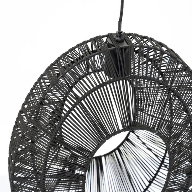 PENDANT LAMP OVO 1 BLACK 19X36X50CM - Image 4