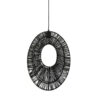 PENDANT LAMP OVO 1 BLACK 19X36X50CM