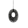 PENDANT LAMP OVO 2 BLACK 15X29X40CM