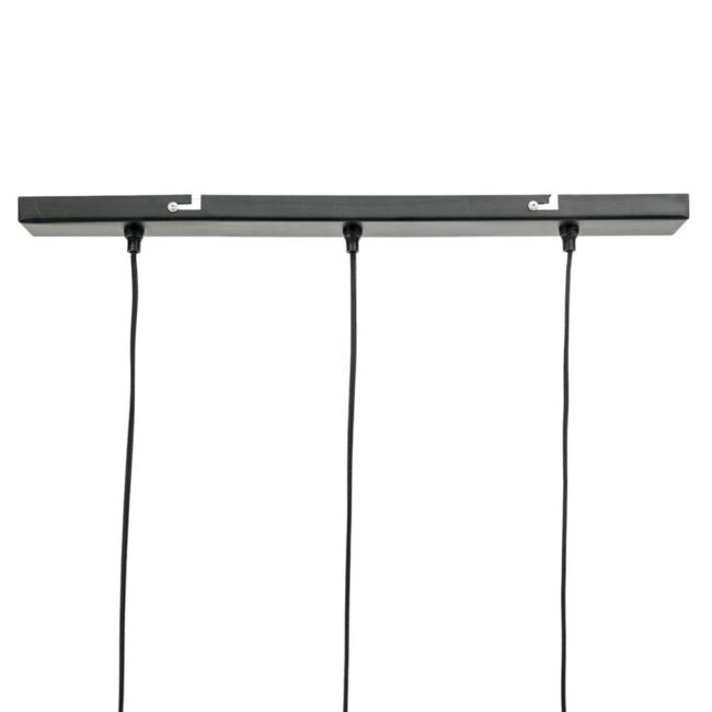 PENDANT LAMP OVO CLUSTER RECTANGLE BLACK 13X66X132CM - Image 3