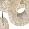 PENDANT LAMP OVO CLUSTER NATURAL 13X66X132CM - Image 2