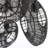 PENDANT LAMP OVO CLUSTER ROUND BLACK 26X26X132CM - Image 2