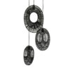 PENDANT LAMP OVO CLUSTER ROUND BLACK 26X26X132CM