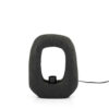 TABLE LAMP GIBS SMALL BLACK 24X8X30CM