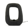 TABLE LAMP GIBS LARGE BLACK 33X10X40CM