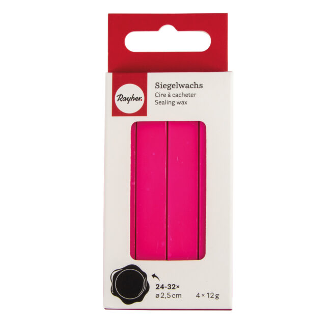 SEALING WAX STICKS PINK 12G 4PCS - Image 3