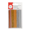 GLITTER GLUE STICKS COLORFUL 0.7X10CM 10PCS