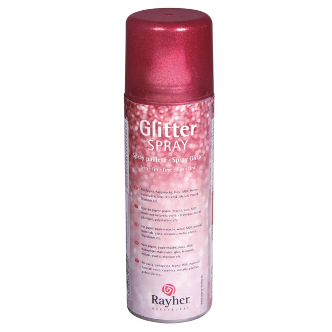 GLITTER SPRAY FINE CLASSIC RED 125ML