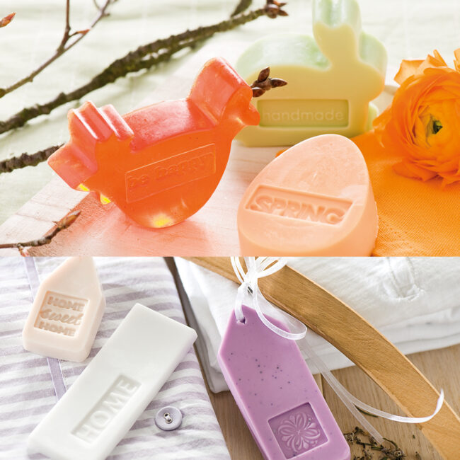 LABELS FOR SOAPS 'LOVE-HANDMADE-TIME IS NOW' 3-4-5X1.5CM 3PCS - Image 3