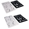 SILICONE MOULD WINTER TEMPLATE A5 (6 DESIGNS) 14X26X1CM - Image 2