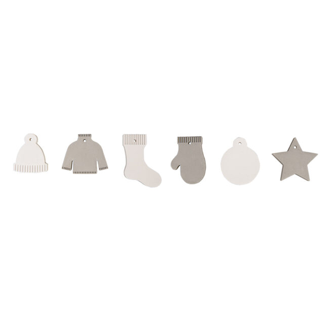 SILICONE MOULD WINTER TEMPLATE A5 (6 DESIGNS) 14X26X1CM - Image 6