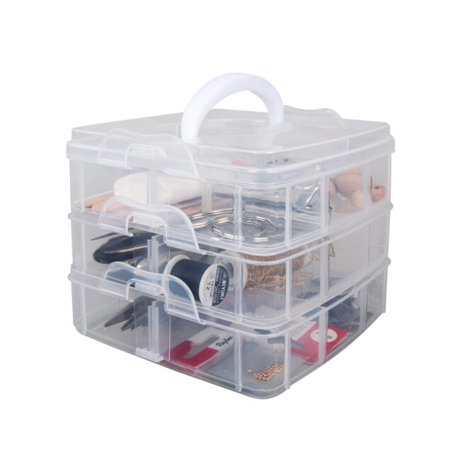 SORTING BOX WITH HANDLE 15.5X15.5X12.9CM - Image 3