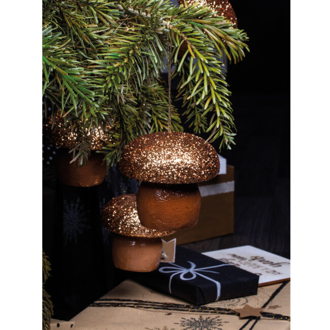 GLITTER SCATTERED TINSEL COPPER GOLD 110G - Image 3