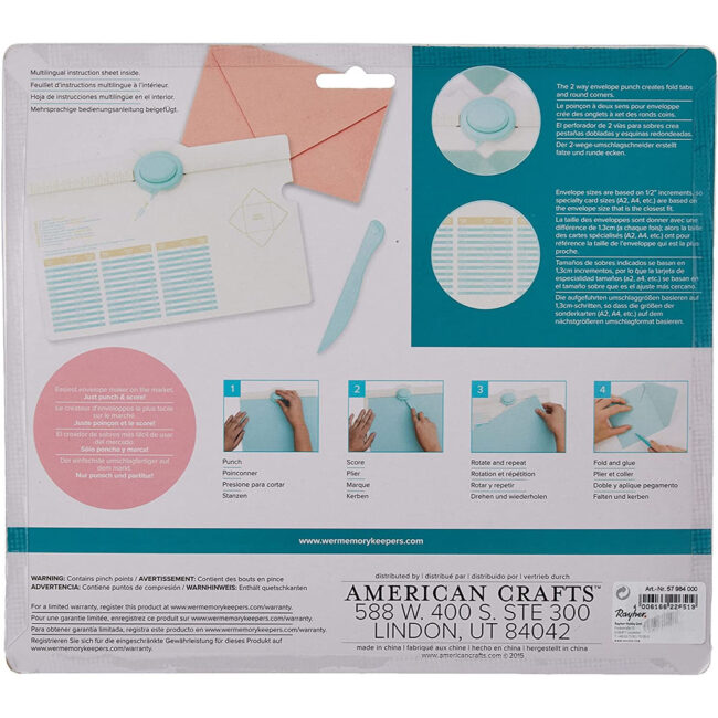 ENVELOPE PUNCH BOARD 378G 23.5X26.7X4.4CM - Image 3