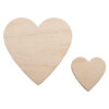 BOX WITH WOODEN HEARTS 1X0.3X8CM/30X0.3X4CM 31PCS