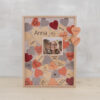 DIY SET WOODEN GUESTBOOK WITH HEARTS NATURAL 35X4X26CM - Image 5