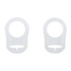 SILICONE PACIFIER ADAPTER RING 2PCS