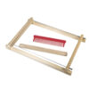 WOODEN WEAVING LOOM KIT FOR CHILDREN 18.5X16.5X29CM