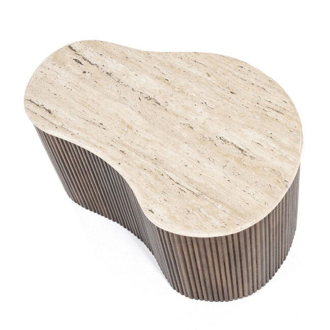 COFFEE TABLE MARI BROWN 70X47X38CM - Image 4