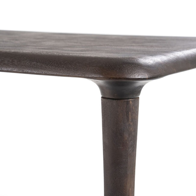 DINING TABLE JISKA BROWN 160X90X76CM - Image 3