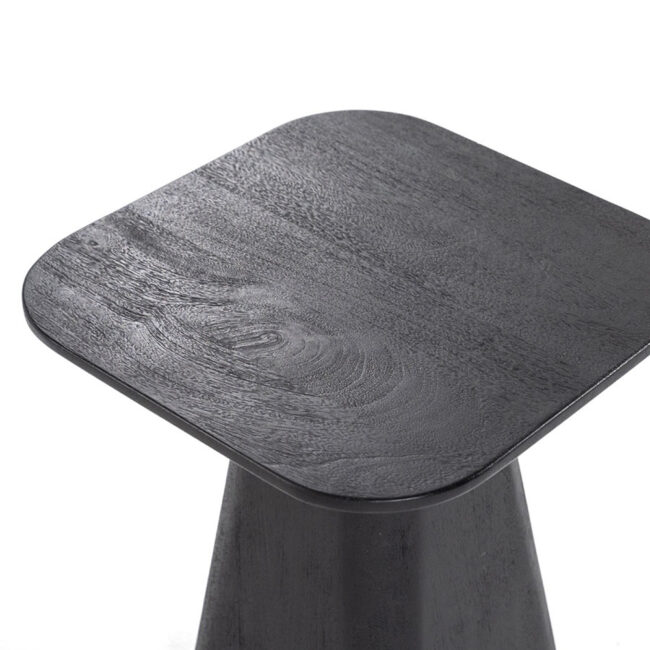 SIDE TABLE ARON SQUARE BLACK 40X40X49CM - Image 3