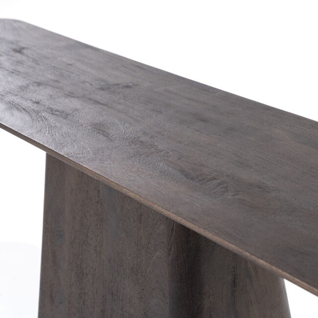 CONSOLE TABLE ARON BROWN 180X40X75CM - Image 4