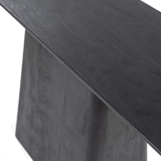 CONSOLE TABLE ARON BLACK 180X40X75CM - Image 4