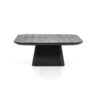 COFFEE TABLE ARON SQUARE BLACK 80X80X32CM