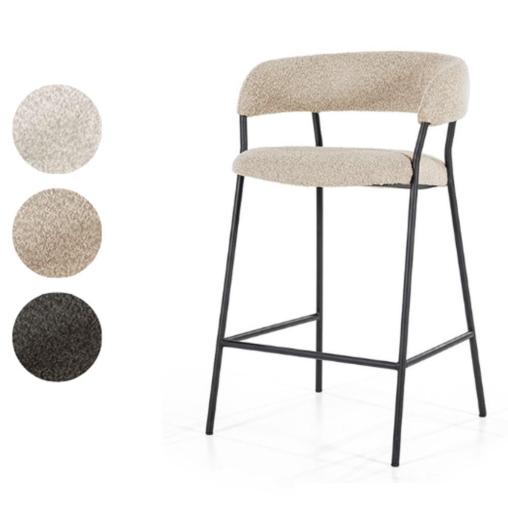 BAR CHAIR LUKA COPENHAGEN 53X53.5X90CM
