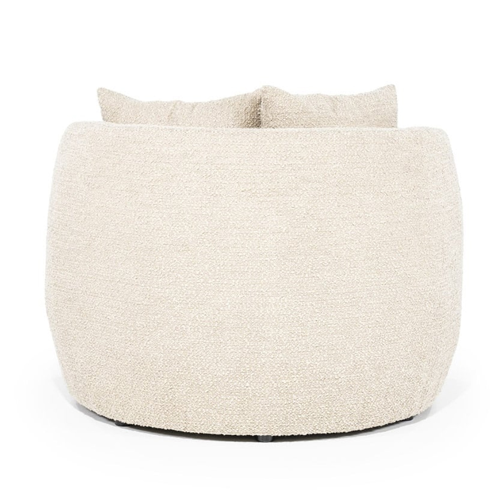 LOUNGE CHAIR LOUIS SAND SPARK 105X105X76CM - Image 5