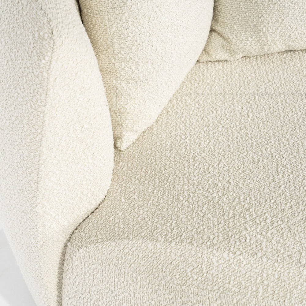 LOUNGE CHAIR LOUIS BEIGE SPARK 105X105X76CM - Image 3