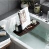AQUALA BATHTUB CADDY NATURAL 71X22X3CM - Image 2