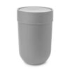 TOUCH CAN WITH LID GREY 19X19X30CM